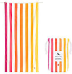 Dock & Bay Quick Dry Beach Towel Peach Sunrise 160x90cm.