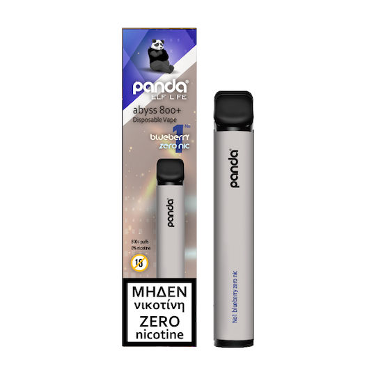Panda Abyss Țigară Electronică de unică folosință 800 Inhalări Blueberry fără Nicotină 2ml Bej