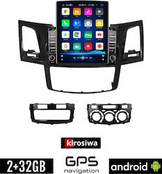 Kirosiwa Sistem Audio Auto pentru Toyota Hilux 2006-2016 (Bluetooth/USB/WiFi/GPS) cu Ecran Tactil 9.7"