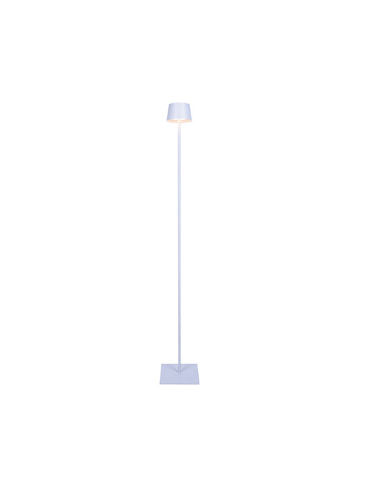 Fos me Outdoor Floor Lamp LED for Exterior Space 2W with Warm White Light IP65 White