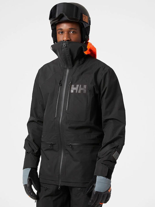 Helly Hansen Elevation Infinity 2.0 65785-990 Ανδρικό Μπουφάν για Σκι & Snowboard Μαύρο