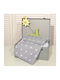 Baby Oliver Swaddle Wrap Gray 80x80cm.