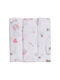 Bubaba Muslin Swaddle Wraps White 80x80cm. 3pcs