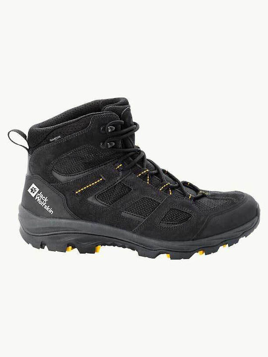 Jack Wolfskin Men's Hiking Boots Waterproof Black