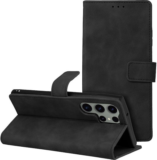 Forcell Tender Wallet Δερματίνης Μαύρο (Galaxy S23 Ultra)