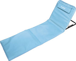 Escape Foldable Steel Beach Sunbed Light Blue with Pillow 165x47x50cm