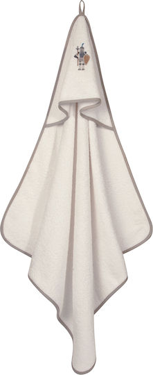 Greenwich Polo Club Baby Bath Towel Hooded Greenwich Polo Club Beige 80x80cm