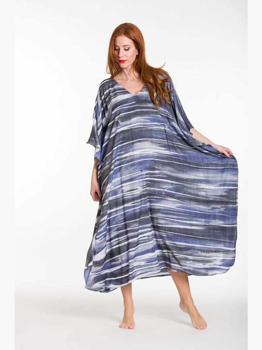 LANGER BLICKDICHTER KAFTAN TIE DYE