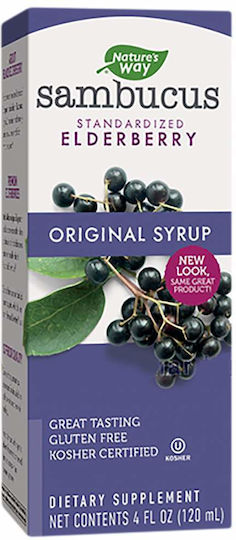 Nature's Way Оригинален сироп от черен бъз Sambucus 120 мл