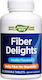 Nature's Way Fiber Delights Специална Хранителна Добавка 60 Дъвчащи Таблетки Ванилия