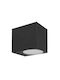 Eglo Waterproof Wall-Mounted Outdoor Ceiling Light GU10 Black