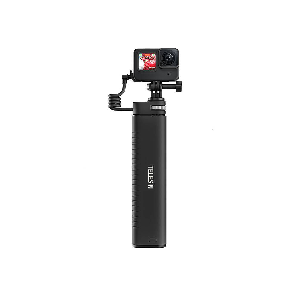 TELESIN Power grip selfie stick (With power bank) TE-CSS-001
