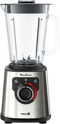 Moulinex Blender for Smoothies with Glass Jug 2lt 1200W Inox