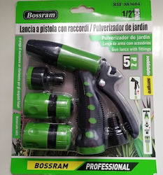 Bossram 87003KHG35GN Water Gun with Hose Connectors Set