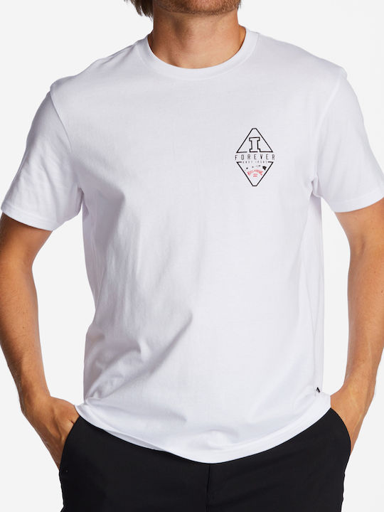 Billabong Aiconic T-shirt Bărbătesc cu Mânecă Scurtă Alb