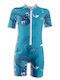 Uvea Monaco Kids Swimwear One-Piece Sunscreen (UV) Blue