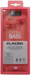 EV110 In-ear Handsfree with 3.5mm Connector Red