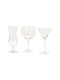 Excellent Houseware Set of Glasses Water / Cocktail/Drinking made of Glass Stemmed 12pcs