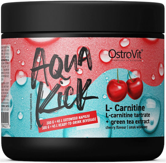 OstroVit Aqua Kick L-Carnitine & Green Tea Extract с Карнитин и Вкус Череша 300гр