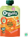 Organix Πολτός Nutri Vita Γλυκοπατάτα & Φρούτα 100gr για 6+ μηνών