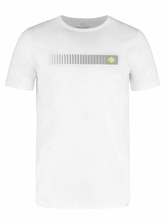 Volcano T-TON Men's Rubber Printed T-Shirt - White