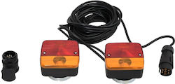 vidaXL Car Towing & Trailer Light Set with Magnet 12V 2pcs