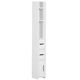 Kleankin Floor Bathroom Column Cabinet L15xD17xH120cm White