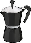 Stovetop Espresso Pot for 6Cups Black