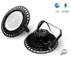 Fos me Φωτιστικό Καμπάνα 100W Ψυχρό Λευκό 13000lm με Ενσωματωμένο LED Μαύρο Ø28xΥ27cm Fos me Φωτιστικό Καμπάνα 100W Ψυχρό Λευκό 13000lm με Ενσωματωμένο LED Μαύρο Ø28xΥ27cm