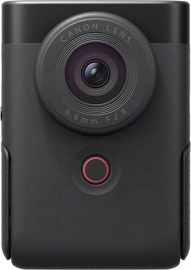 Canon Βιντεοκάμερα Powershot V10 Vlogging Kit Black 4K UHD @ 30fps Αισθητήρας CMOS Αποθήκευση σε Κάρτα Μνήμης με Οθόνη Αφής 2" και HDMI / WiFi