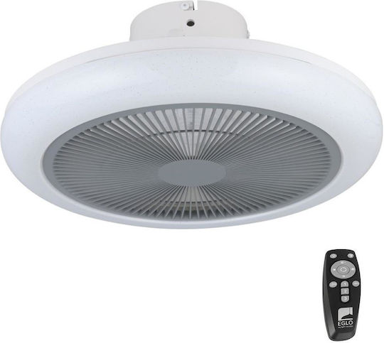 Eglo Kostrena Deckenleuchte 46cm mit Leuchte Grau / Weiß