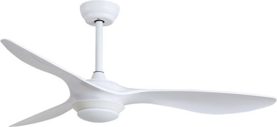 Redled Desy Ανεμιστήρας Οροφής 132cm με Φως Λευκός