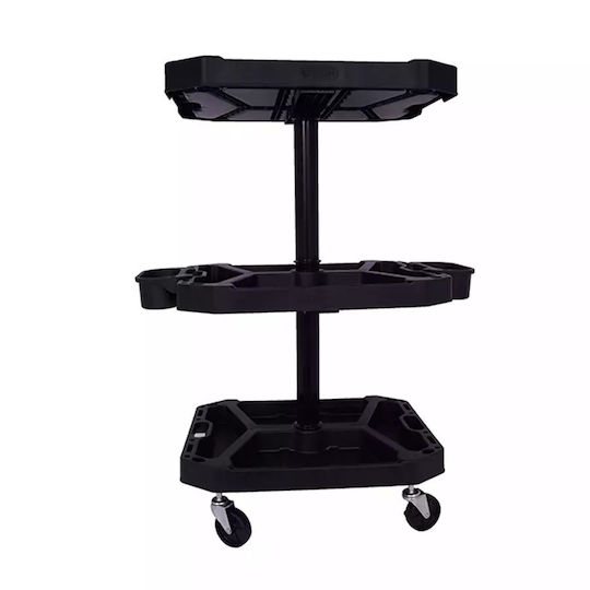 Tactix Wheeled Plastic Tool Carrier 3 Slot W52.9xD39.9xH86.9cm