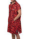 Bee. Unusual. Wild Bee Beach Poncho Made of Red Microfibers