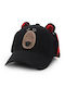 Flapjackkids Kids' Hat Jockey Fabric Black