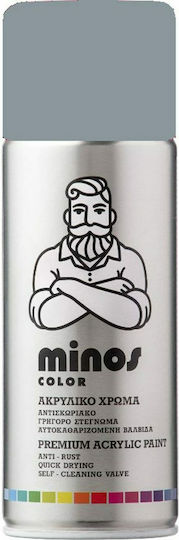 Minos Spray Spray Paint Acrylic Gray 7042 400ml