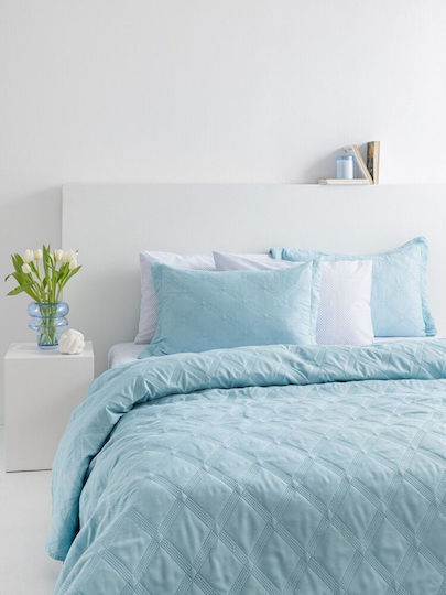 Palamaiki Oxford Παιδική Μαξιλαροθήκη 50x70εκ. Γαλάζια