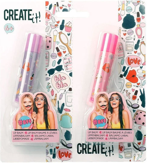 Canenco Create It - Lip Balm Bff Kinder Make-up (Verschiedene Designs)