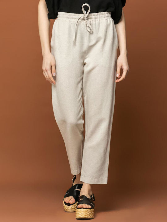 Pantaloni de damă N2110 - 23S711 BEJ 026500016700622