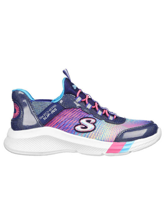 Skechers Παιδικά Sneakers Slip-Ins Navy / Multi