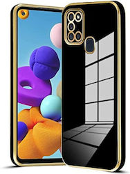 Bodycell Gold Plated Back Cover Σιλικόνης Μαύρο...