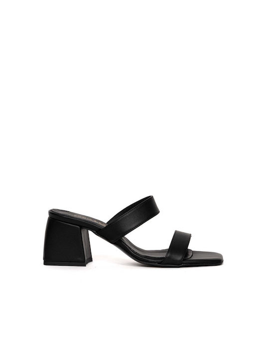 Komis & Komis Chunky Heel Mules Black