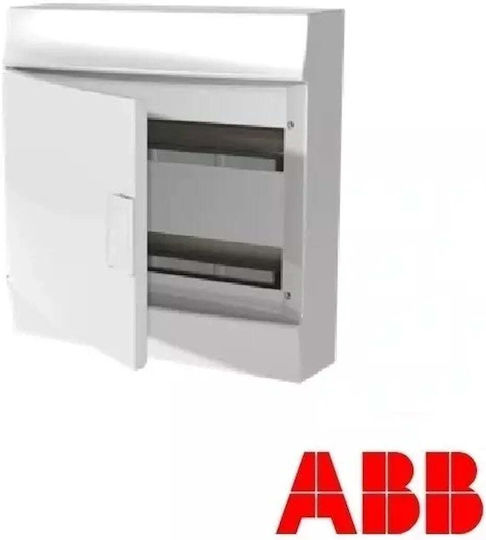 Abb Mistral 41w Cutie De Siguranțe Montat Pe Perete 2 Rânduri 18 Elemente