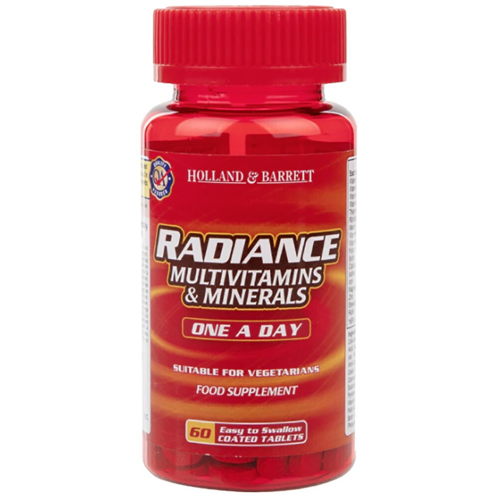 Holland & Barrett Radiance Multivitamins & Minerals 60 ταμπλέτες ...