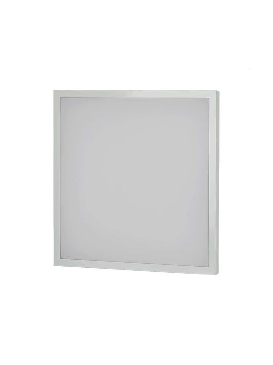 V-TAC Pătrat Încastrat Panou LED Putere 36W cu Alb Natural Lumini 59.5x59.5cm.