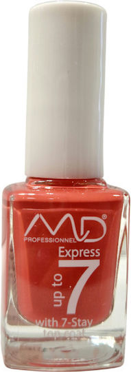 MD Professionnel Glänzendes Lang anhaltendes Nagellack Schnell Trocknend Koralle 876 12ml