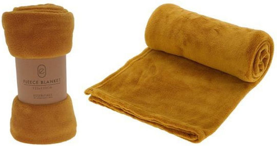 Next Pătură Fleece Canapea 125x150 cm Ocru