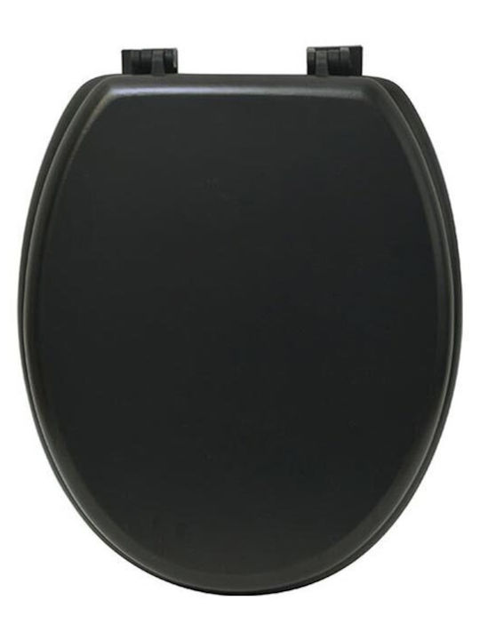 Aria Trade Wooden Toilet Seat Black 46cm