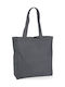 Westford Mill W125 Baumwolle Einkaufstasche in Gray Farbe
