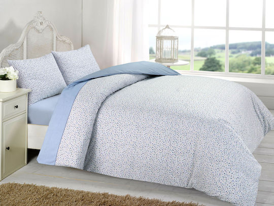 Viopros Duvet Crib Cotton Nina Blue 120x160cm